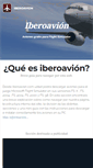 Mobile Screenshot of iberoavion.com